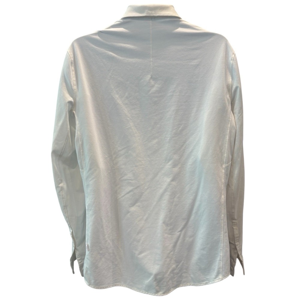 Lululemon White Button-Front Shirt β Men's L Luxeβ Athleisure - Picture 6 of 6